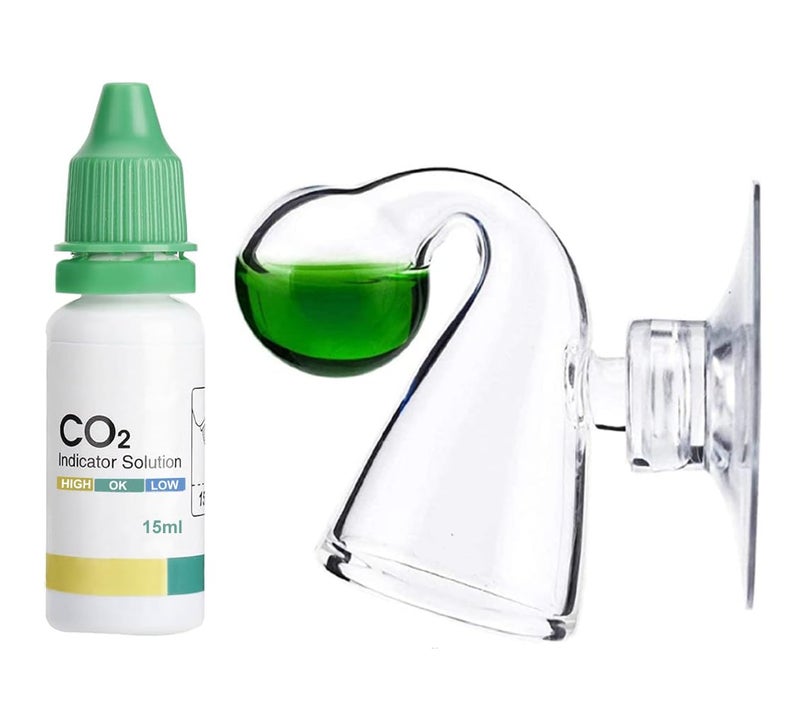 Rhinox مجموعة فحص الزجاج من رينوكس مع كواشف 4dKH و pH مختلطة مسبقًا، إعداد في 3 دقائق، قراءة النتيجة في 3 ثوانٍ، تغيير اللون يعكس مستوى CO2 - Image 1